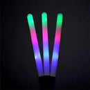 Glow Foam Stick Multicolor - Premium LED Light Sticks (Set of 10) ALL FOR FUN