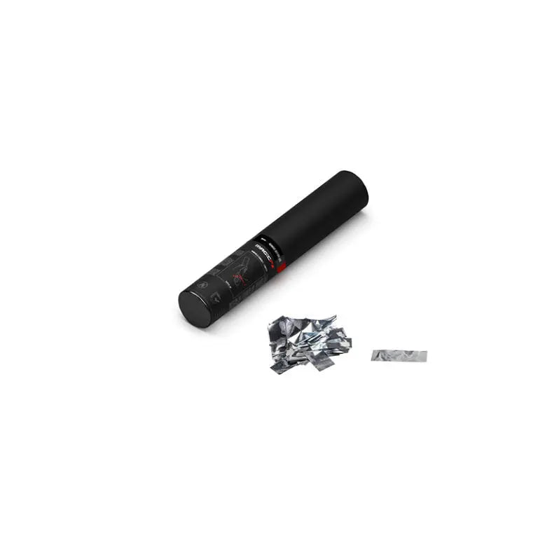 28cm Metallic Handheld Confetti Cannon - Flame Retardant & High Output