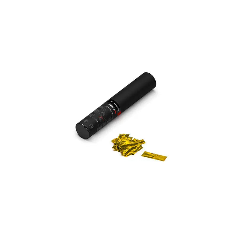 28cm Metallic Handheld Confetti Cannon - Flame Retardant & High Output