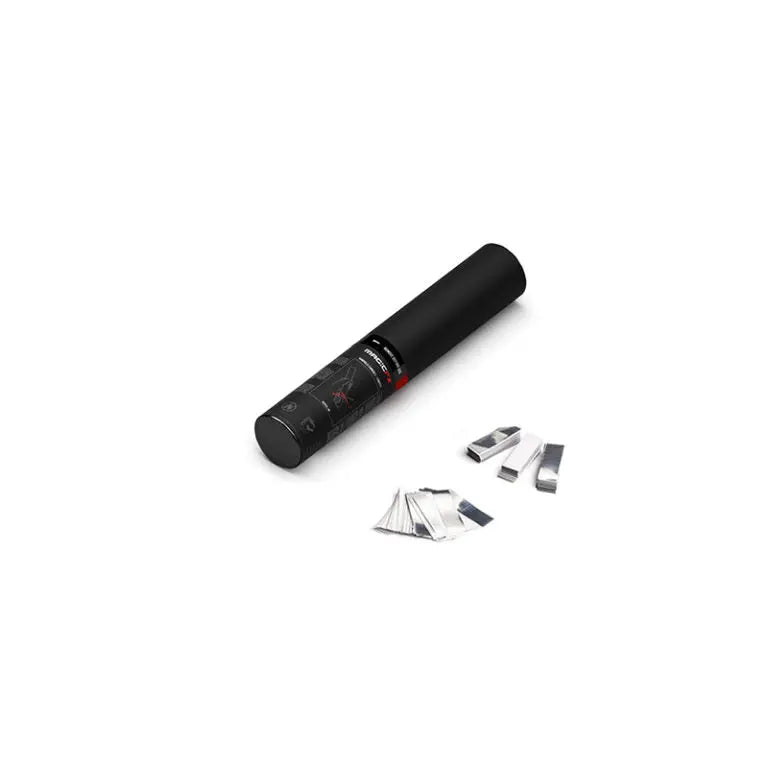 28cm Metallic Handheld Confetti Cannon - Flame Retardant & High Output ALL FOR FUN