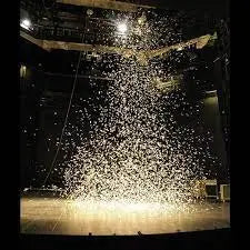 MAGICFX® SWIRLFAN II: Silent DMX-Controlled Confetti Machine with 360° Adjustable Output