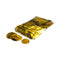 Premium Metallic Confetti Rounds - Flame Retardant (B1) - Gold & Silver