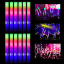 Glow Foam Stick Multicolor - Premium LED Light Sticks (Set of 10) ALL FOR FUN