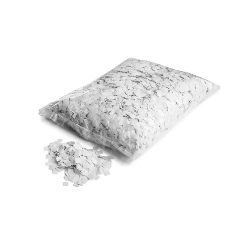 Biodegradable Snow Confetti 10x10mm - Flame Retardant MAGIC FX Paper