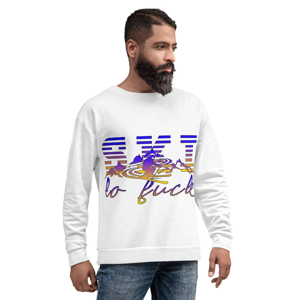 STF - Premium All-Over Print Sweatshirt: Hand-Sewn, Cotton-Feel & Durable Design ALL FOR FUN