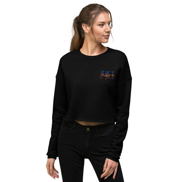 STF - Crop Sweatshirt: Sustainable & Trendy Comfort - Ultra-Soft ALL FOR FUN