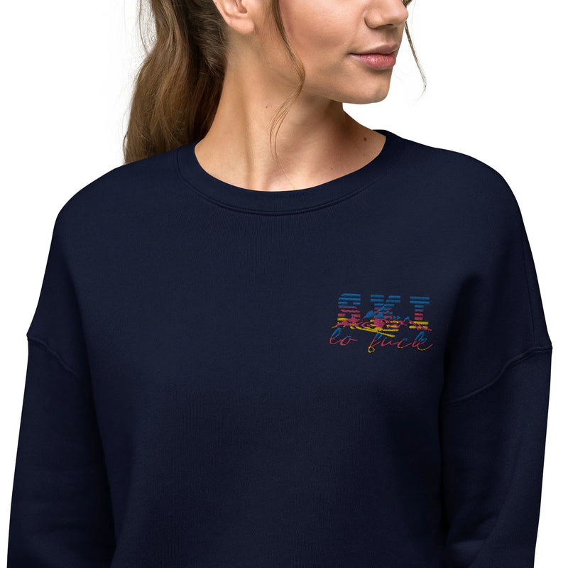 STF - Crop Sweatshirt: Sustainable & Trendy Comfort - Ultra-Soft ALL FOR FUN